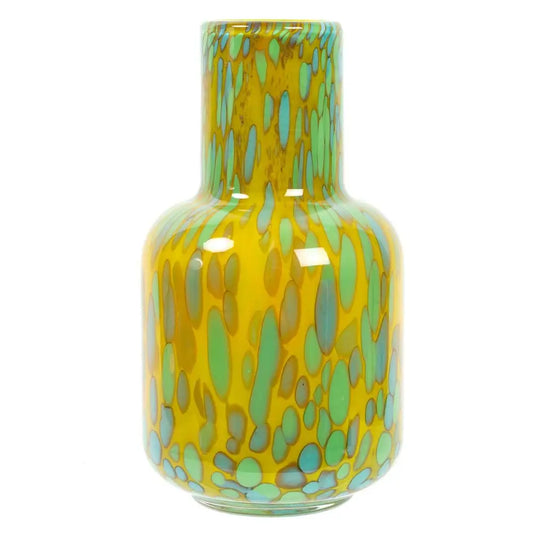 Green + Yellow Bubble Glass Vase Small - PABOOM