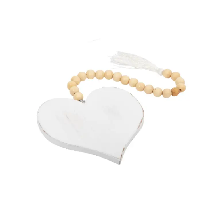 Heart Wood Bead Garland - PABOOM