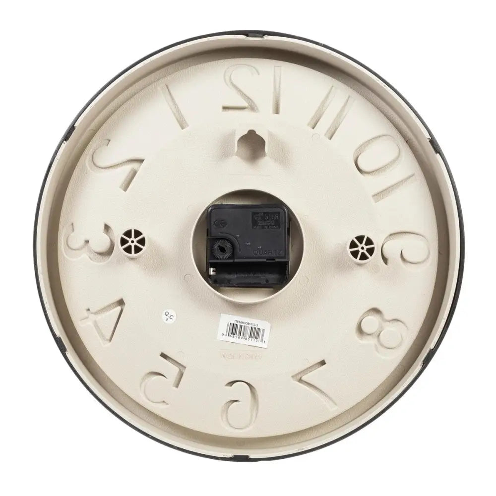 TRUU DESIGN - Imprint Black Wall Clock