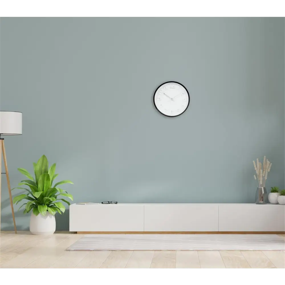 TRUU DESIGN - Imprint Black Wall Clock