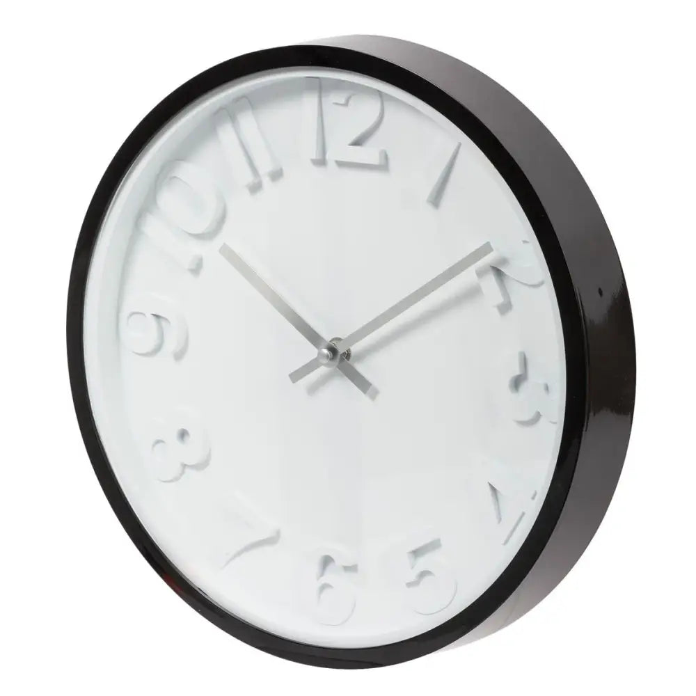 TRUU DESIGN - Imprint Black Wall Clock