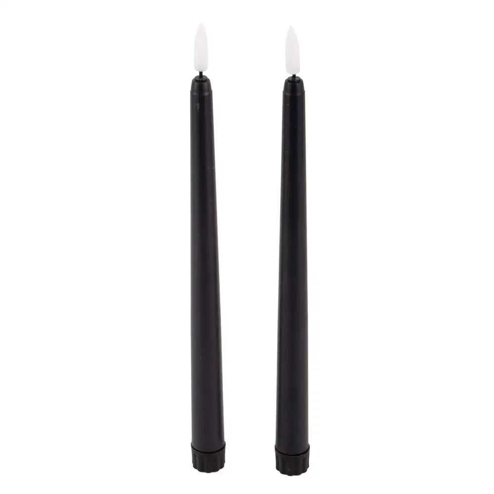 TRUU DESIGN - LED Taper Candles Black