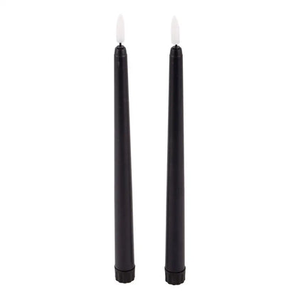 TRUU DESIGN - LED Taper Candles Black