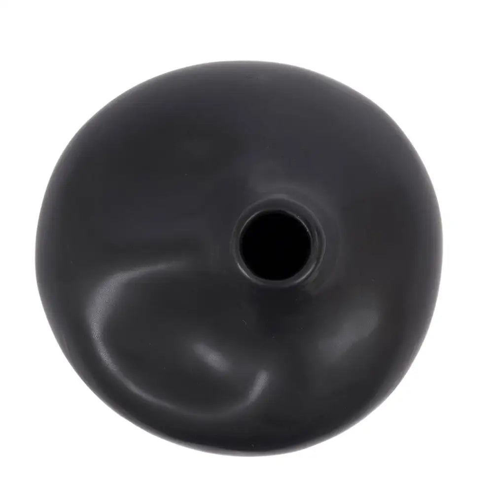 Matte Black Ceramic Vase - PABOOM