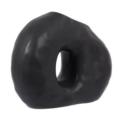 Matte Black Donut Vase - PABOOM