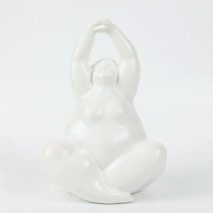 Matte White Feminine Figurine - PABOOM