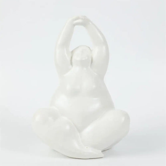 Matte White Feminine Figurine - PABOOM