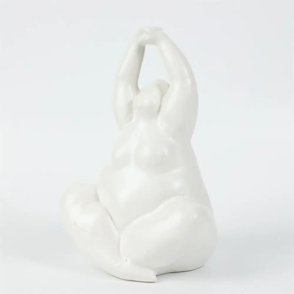 Matte White Feminine Figurine - PABOOM