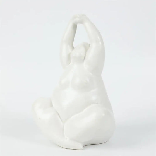 Matte White Feminine Figurine - PABOOM