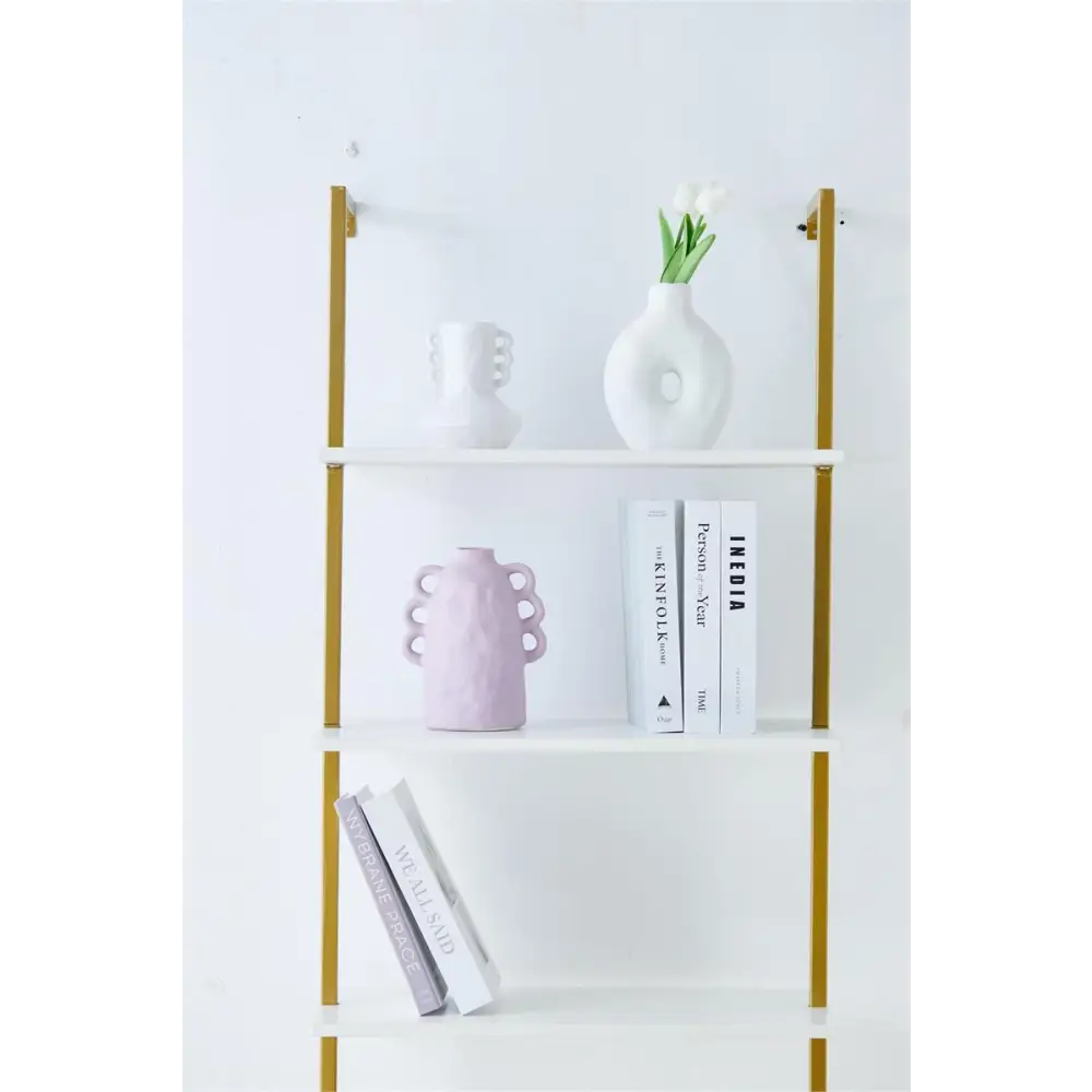 Matte White Vase with Loops - PABOOM