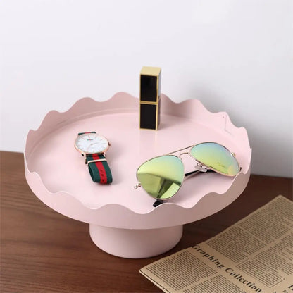 Metal Pink Wiggle Edge Stand - PABOOM