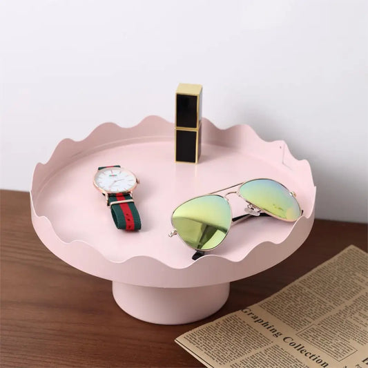 Metal Pink Wiggle Edge Stand - PABOOM