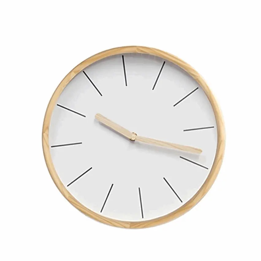 Minimalist Wood Wall Clock