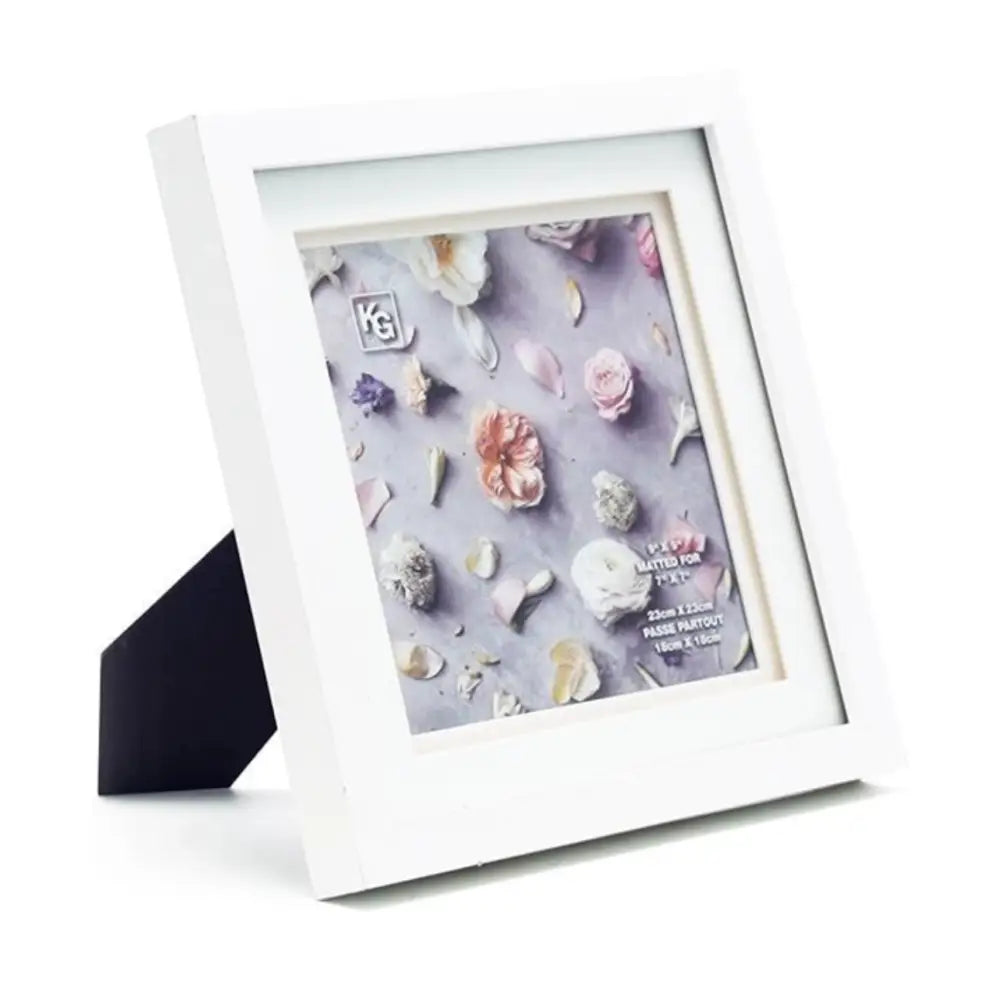 Morgan Frame Double Mat White - PABOOM