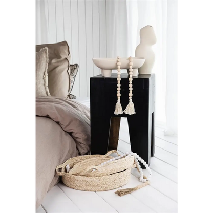 Natural Wood Bead Garland - PABOOM