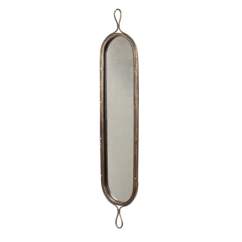 Oblong Metal Frame Mirror - PABOOM