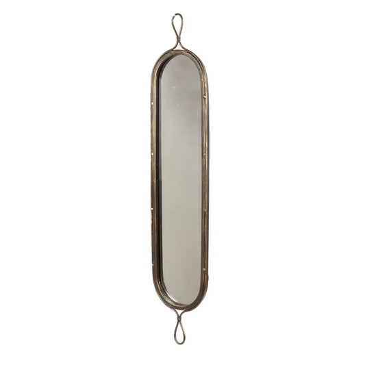 Oblong Metal Frame Mirror - PABOOM
