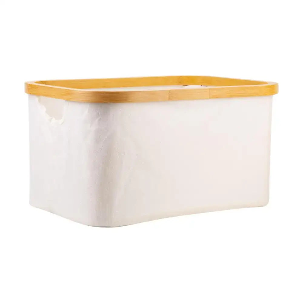 CTG Brands - Storage Basket Bamboo&Oxford 15x10x7.7’’