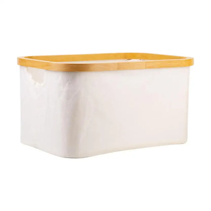 CTG Brands - Storage Basket Bamboo&Oxford 15x10x7.7’’