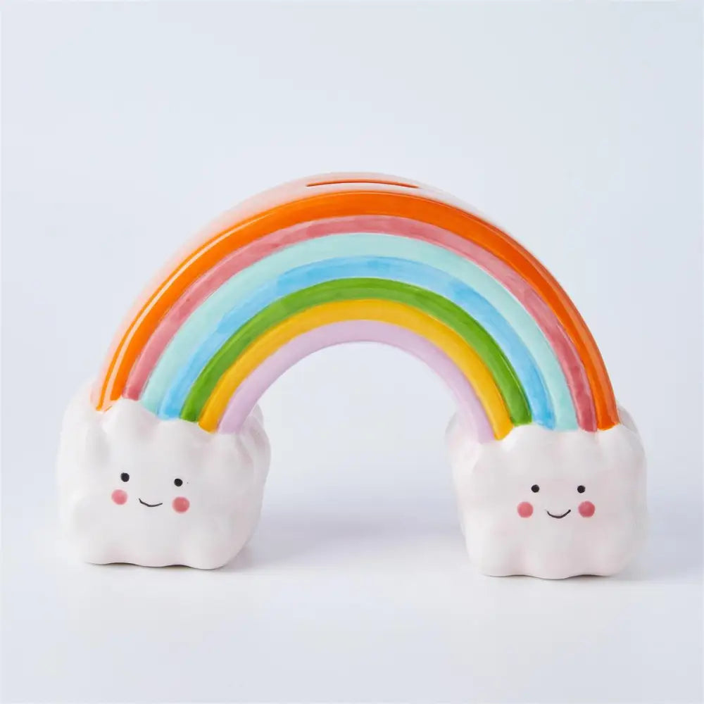 Rainbows + Clouds Money Bank - PABOOM