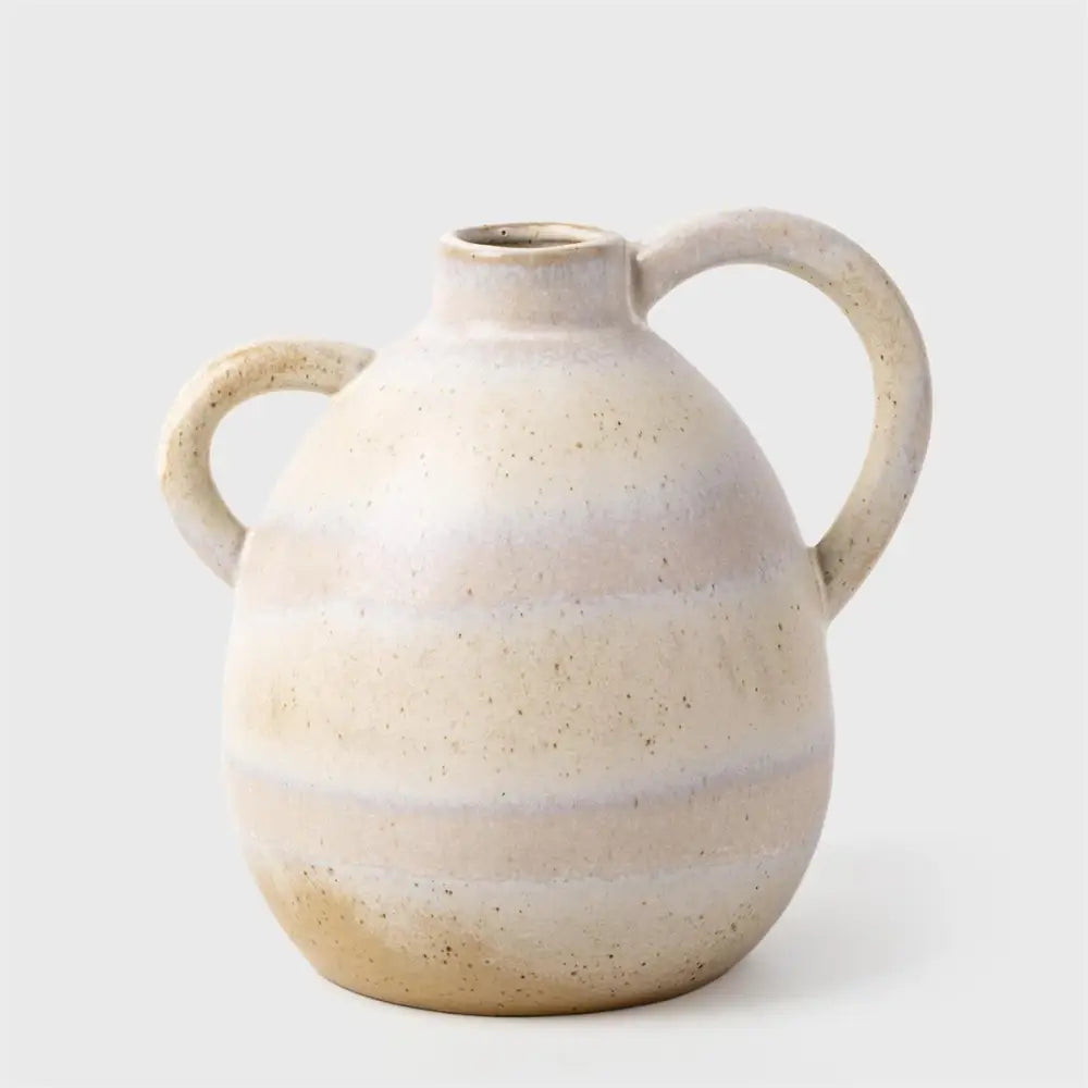 Reactive Glaze Handled Vase - PABOOM
