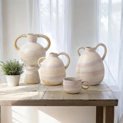 Reactive Glaze Handled Vase - PABOOM