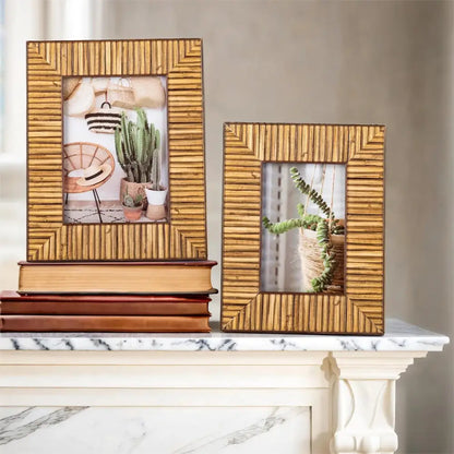 Reed-Look Photo Frame - 4 x 6”