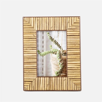 Reed-Look Photo Frame - 5 x 7”