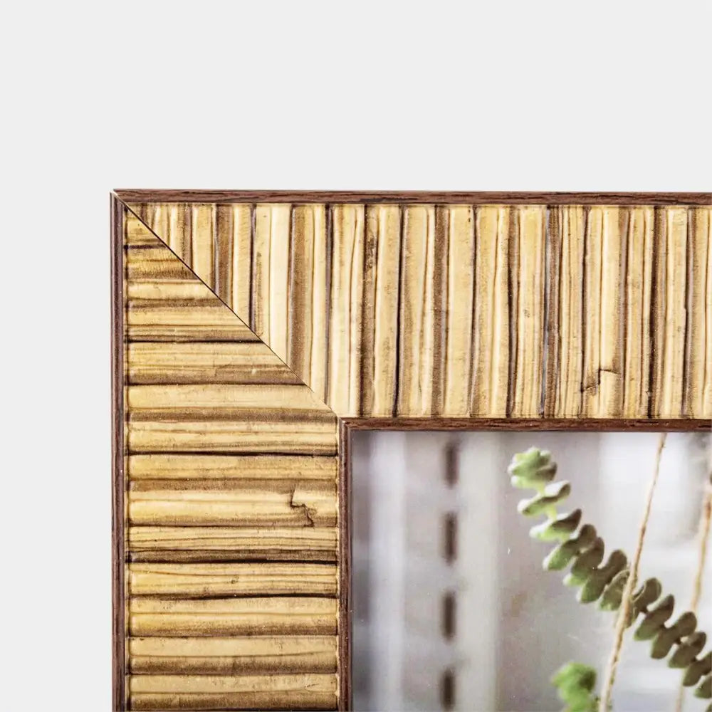 Reed-Look Photo Frame - 4 x 6”