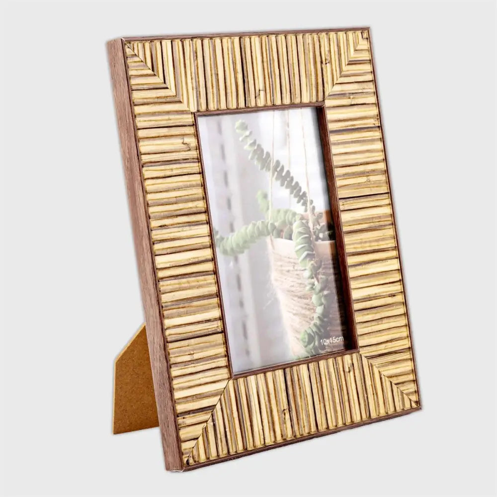 Reed-Look Photo Frame - 5 x 7”