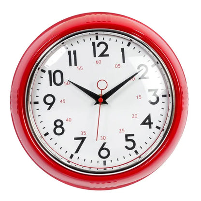 Retro Red Wall Clock - PABOOM