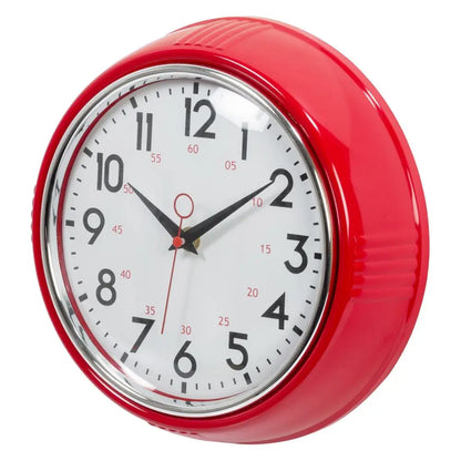 Retro Red Wall Clock - PABOOM