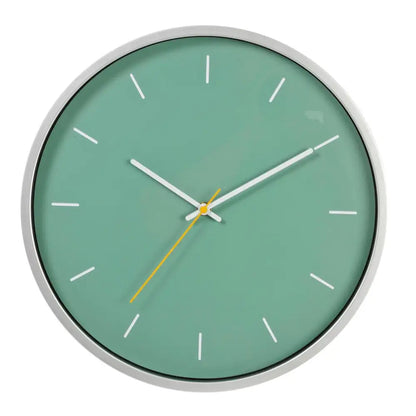 TRUU DESIGN - Reyes Wall Clock Teal + Silver