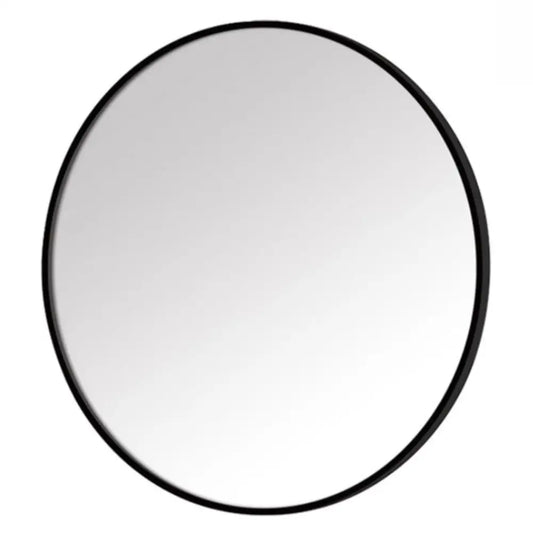 Round Wall Mirror Black - PABOOM