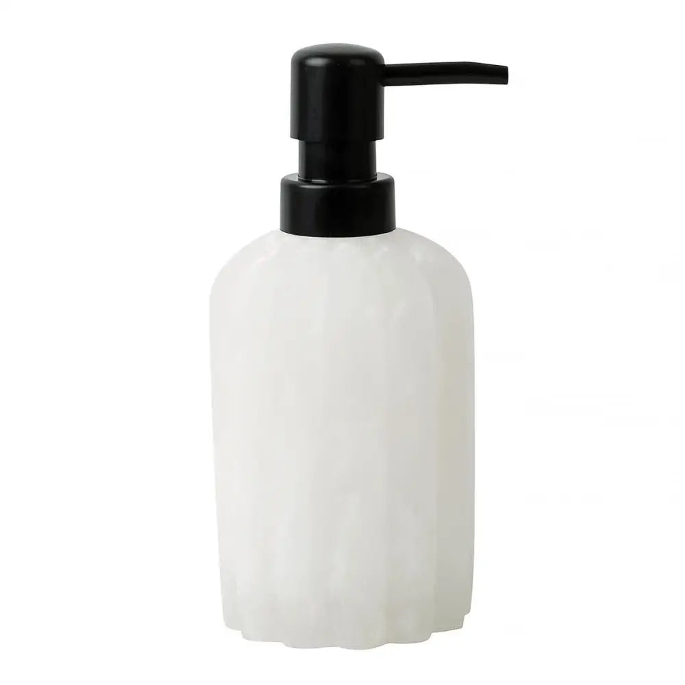 TRUU DESIGN - Scalloped Soap/Lotion Pump White Marble Effect