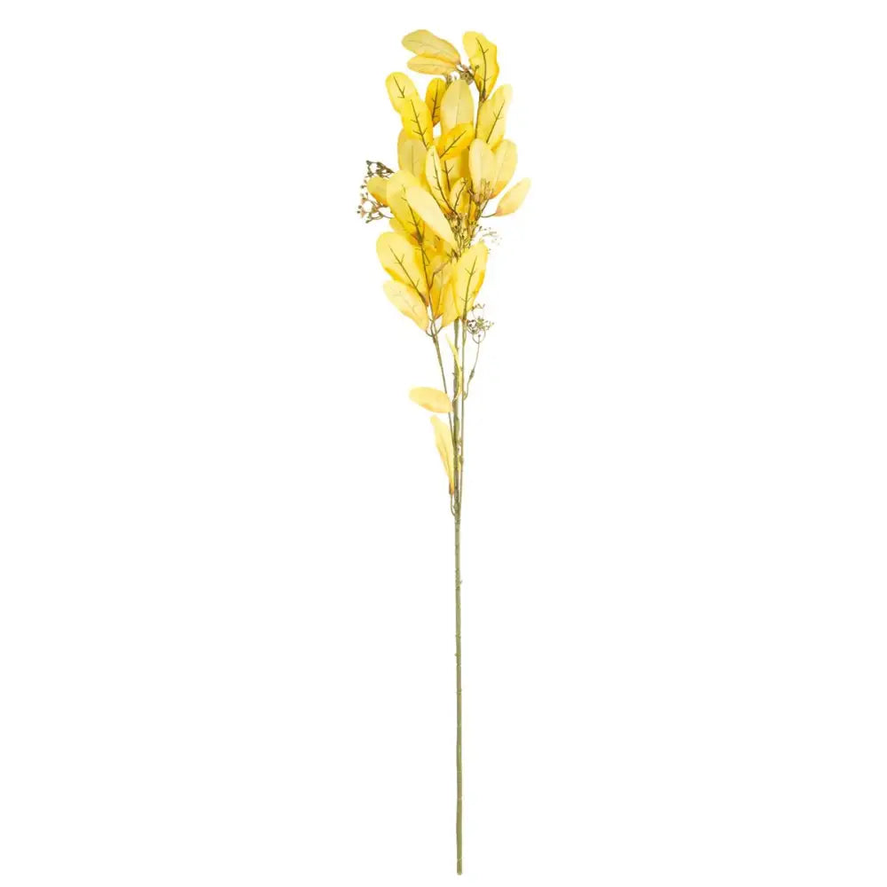 Seeded Artificial Foliage Stem Yellow - PABOOM