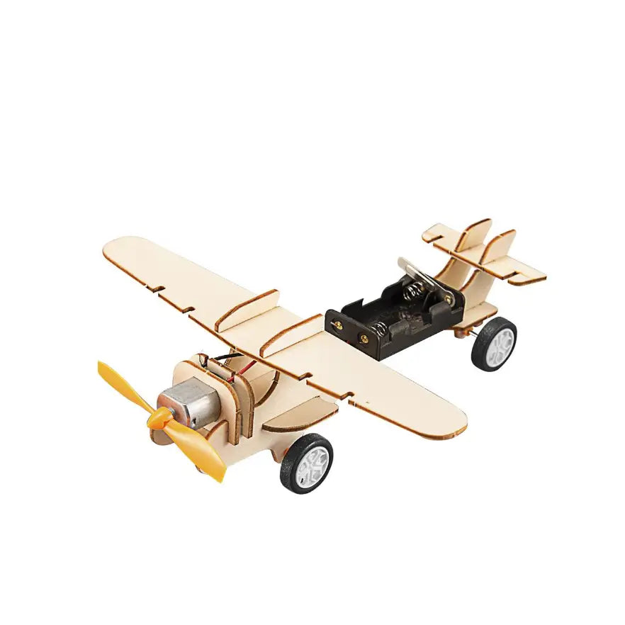 Stem Toy Wooden Aircraft - PABOOM