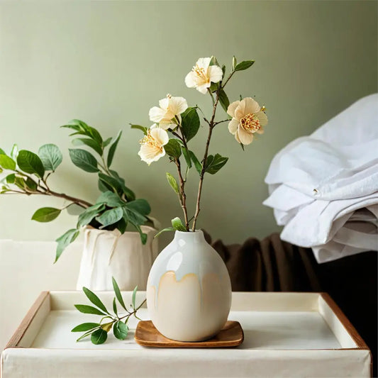 Stone Grey Drip Glaze Vase Large - PABOOM