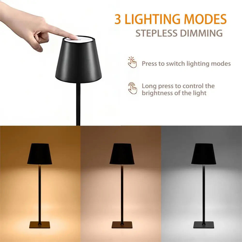 Touch Lamp LED Black - PABOOM