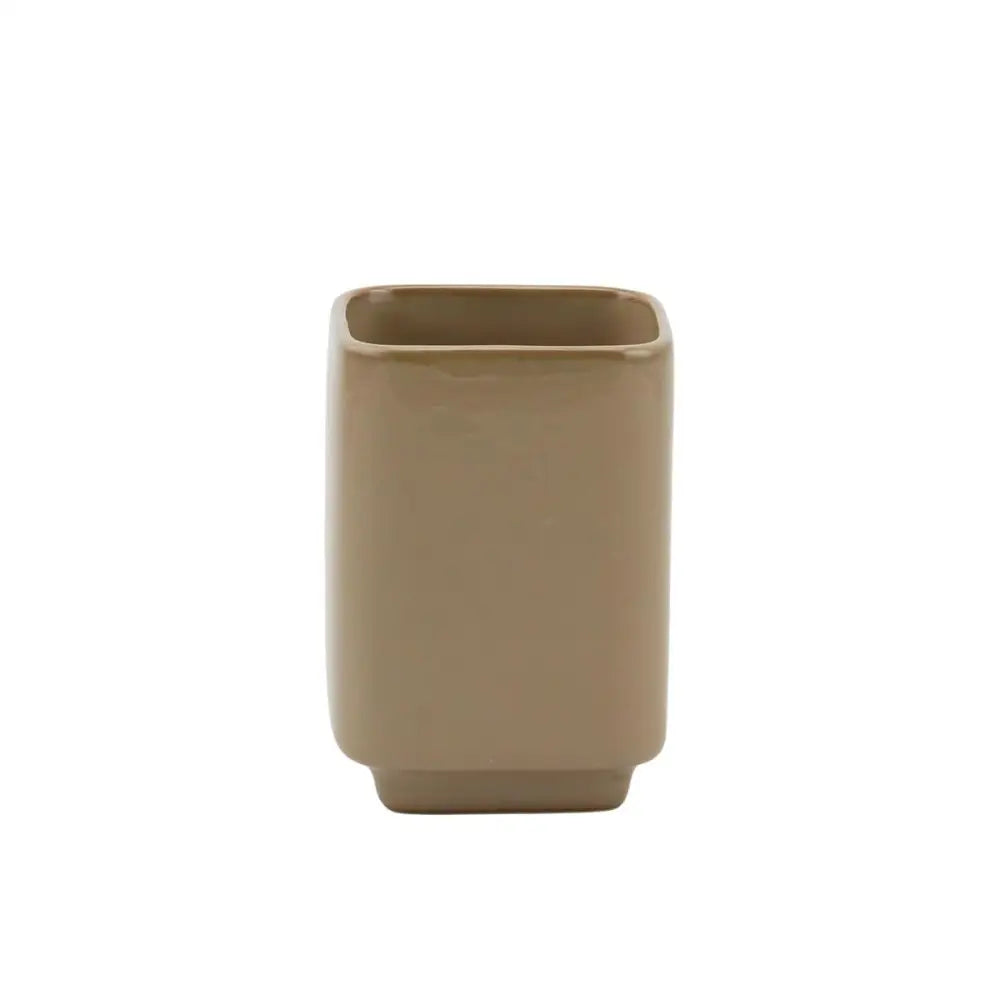 TRUU DESIGN - Tumbler W/Reactive Glaze Taupe