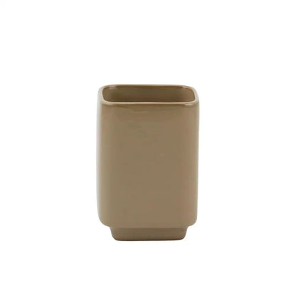 TRUU DESIGN - Tumbler W/Reactive Glaze Taupe