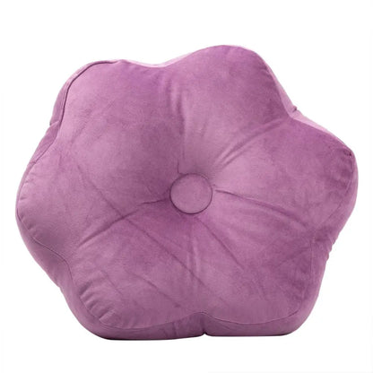 Velvet Lilac Flower Cushion - PABOOM