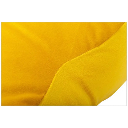 Velvet Ochre Flower Cushion - PABOOM