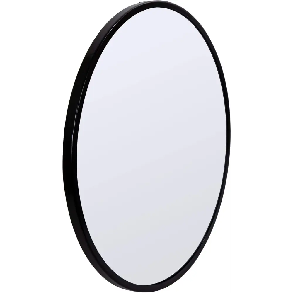 TRUU DESIGN - Wall Mirror Black Metal Round
