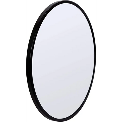 TRUU DESIGN - Wall Mirror Black Metal Round