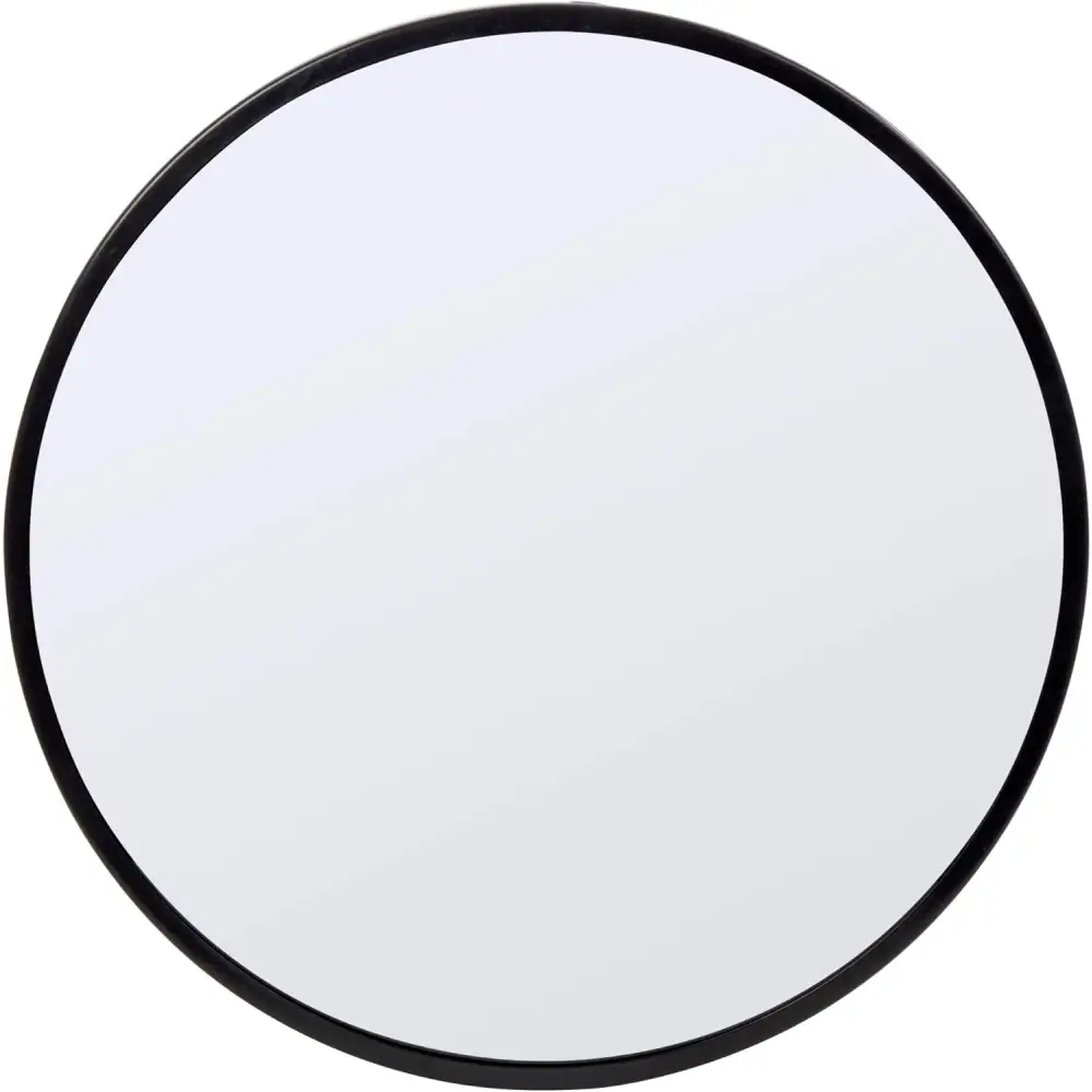 TRUU DESIGN - Wall Mirror Black Metal Round