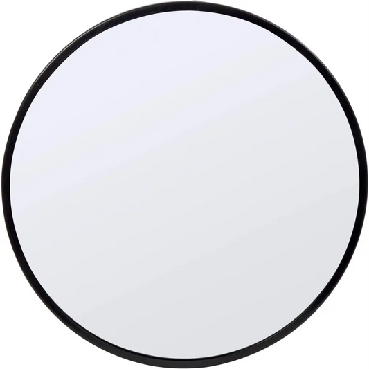 TRUU DESIGN - Wall Mirror Black Metal Round