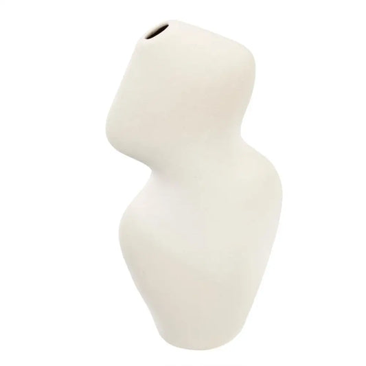 Wavy Cream Vase Small - PABOOM