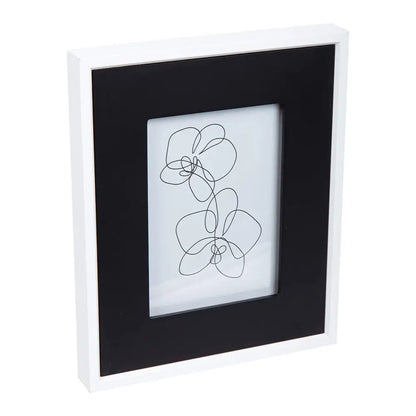 White Frame with Black Mat - PABOOM