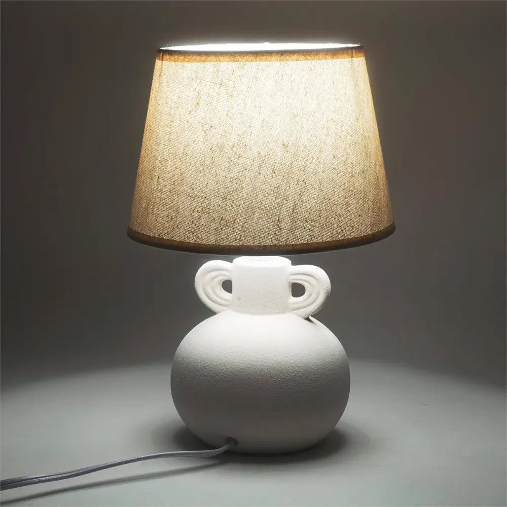 White Lamp With Shade - PABOOM